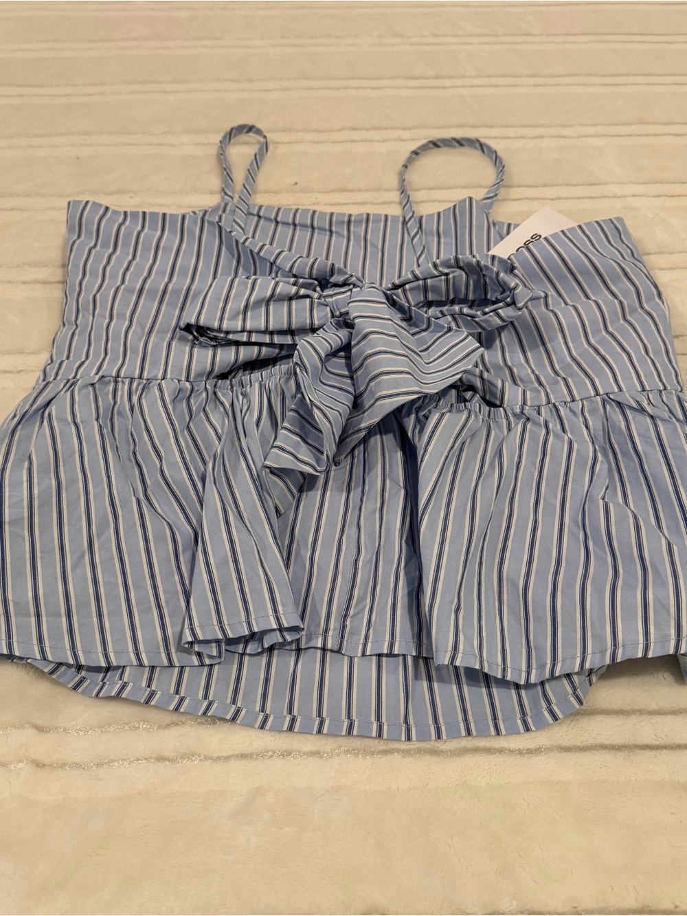 Vigoss Light Blue & White Striped Camisole - Picture 2 of 3